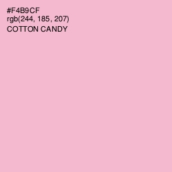 #F4B9CF - Cotton Candy Color Image
